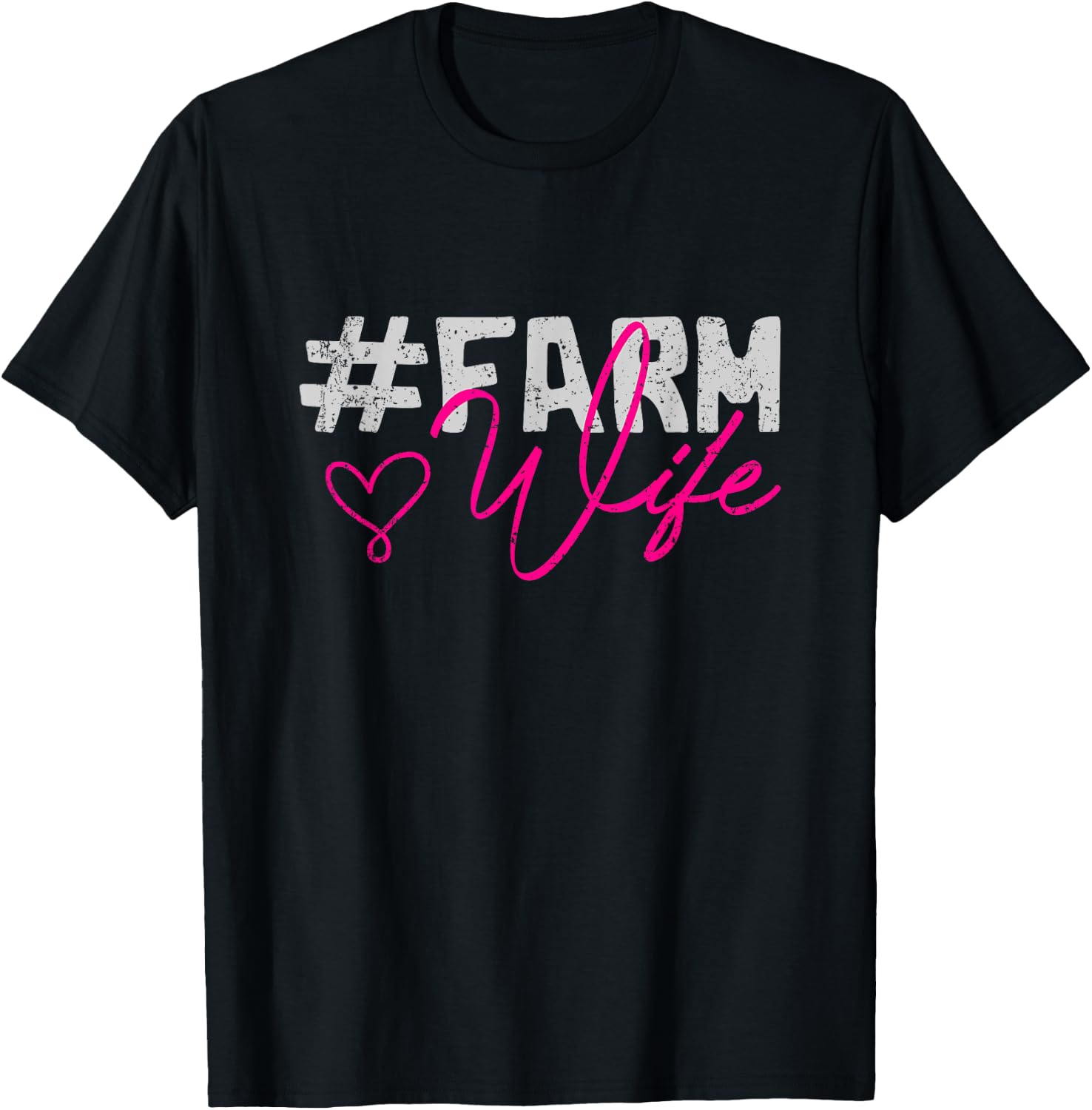 Farmers Wife Women Gift Farming Farmer T-Shirt - T-Shirt | Black