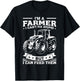Funny Farming Tractor I'm A Farmer I Feed People T-Shirt - T-Shirt | Black