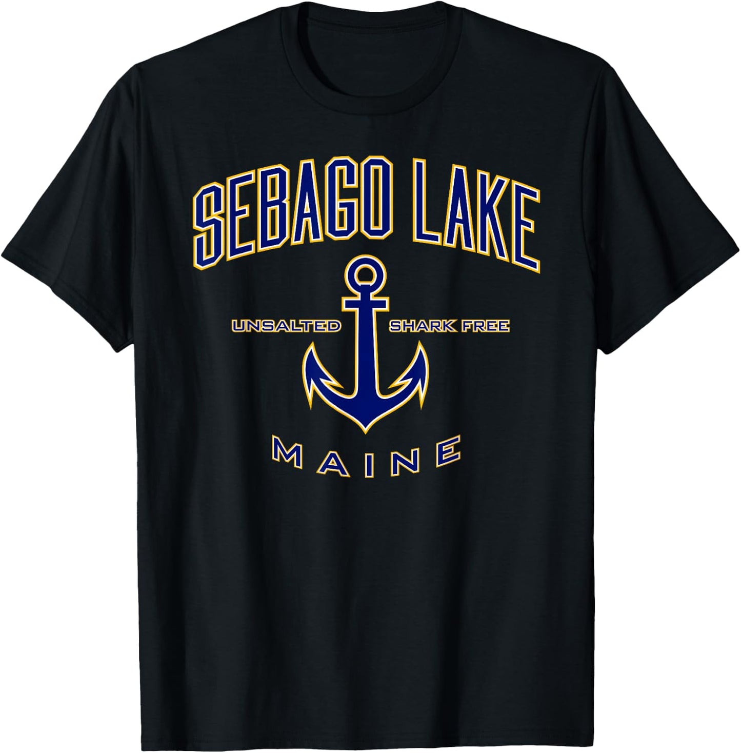 Sebago Lake Shirt , Men, Girls & Boys T-Shirt - T-Shirt | Black