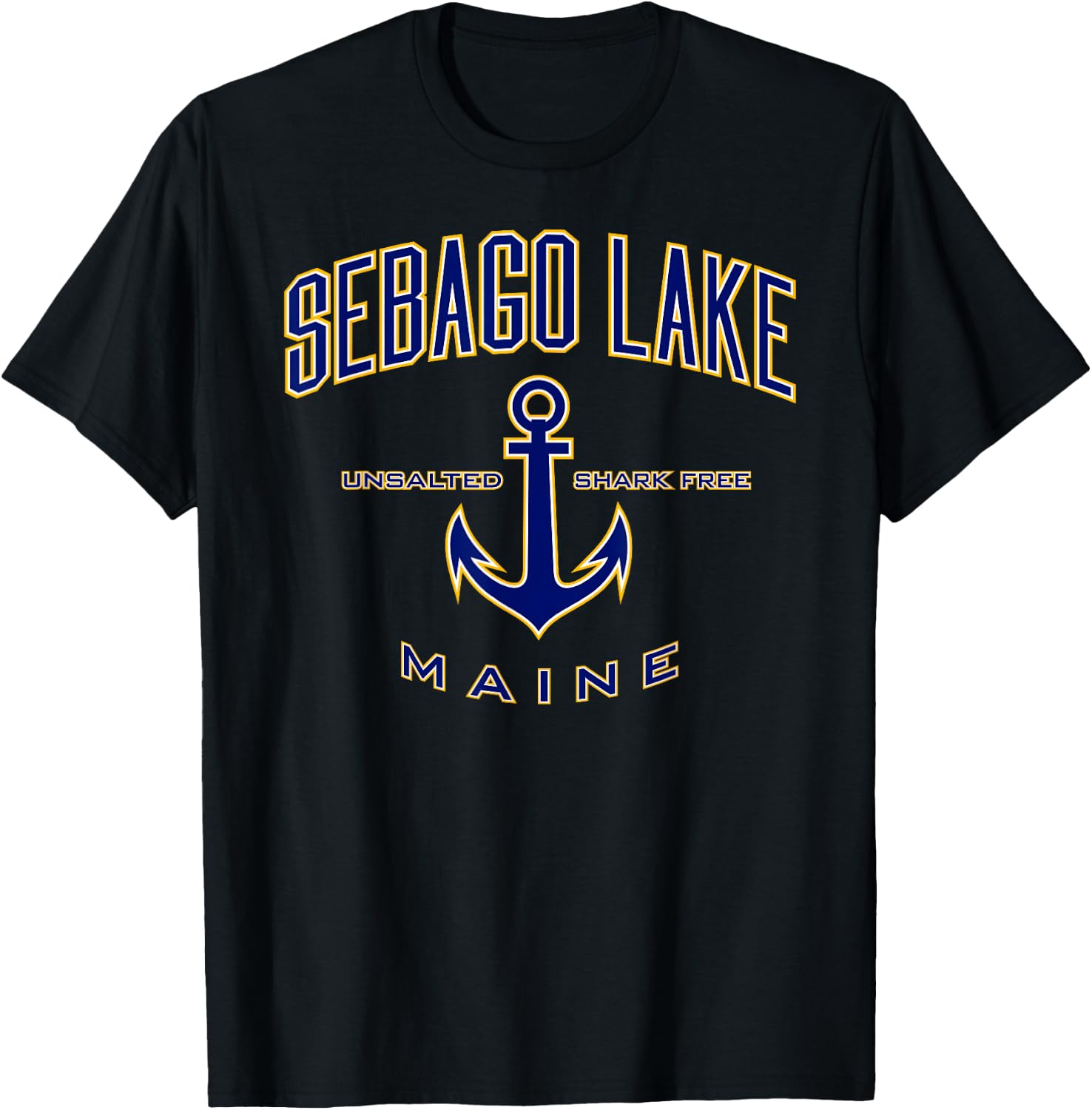 Sebago Lake Shirt , Men, Girls & Boys T-Shirt - T-Shirt | Black
