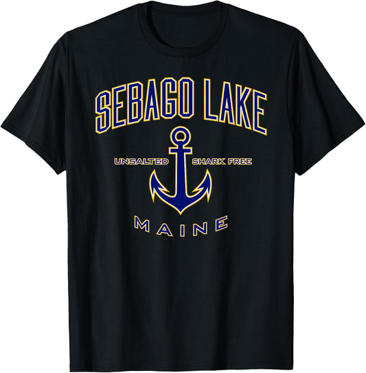 Sebago Lake Shirt , Men, Girls & Boys T-Shirt - T-Shirt | Black