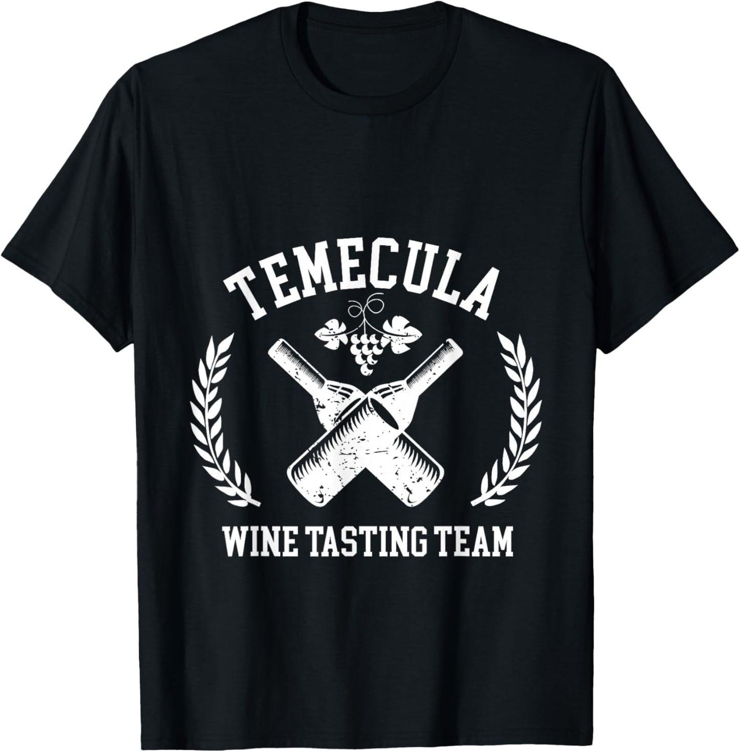 Temecula Wine Tasting Team Winery Vineyard Trip T-Shirt - T-Shirt | Black