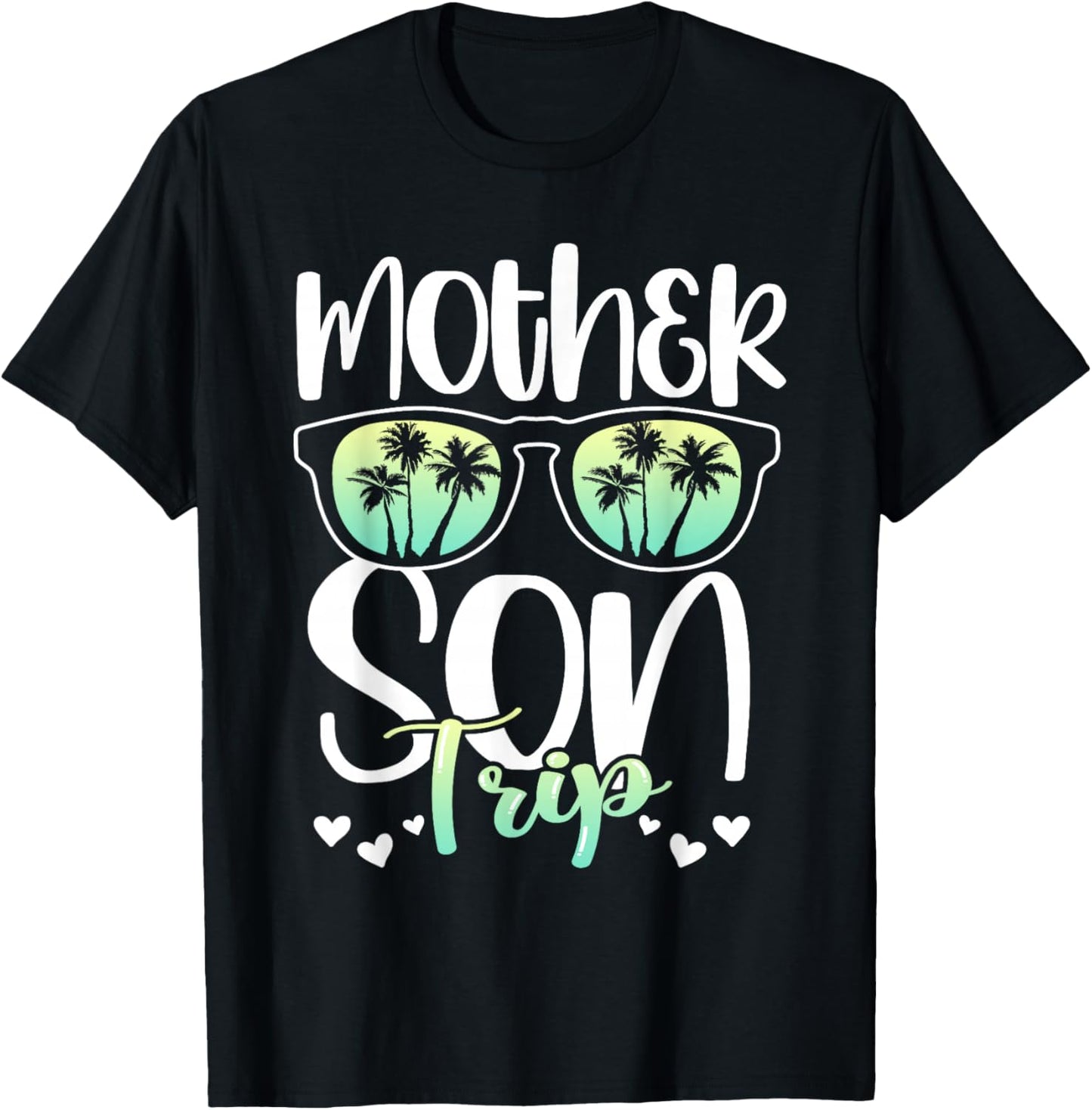 Mother Son Trip Mother's Day Mom Matching Sons Mother Son T-Shirt - T-Shirt | Black