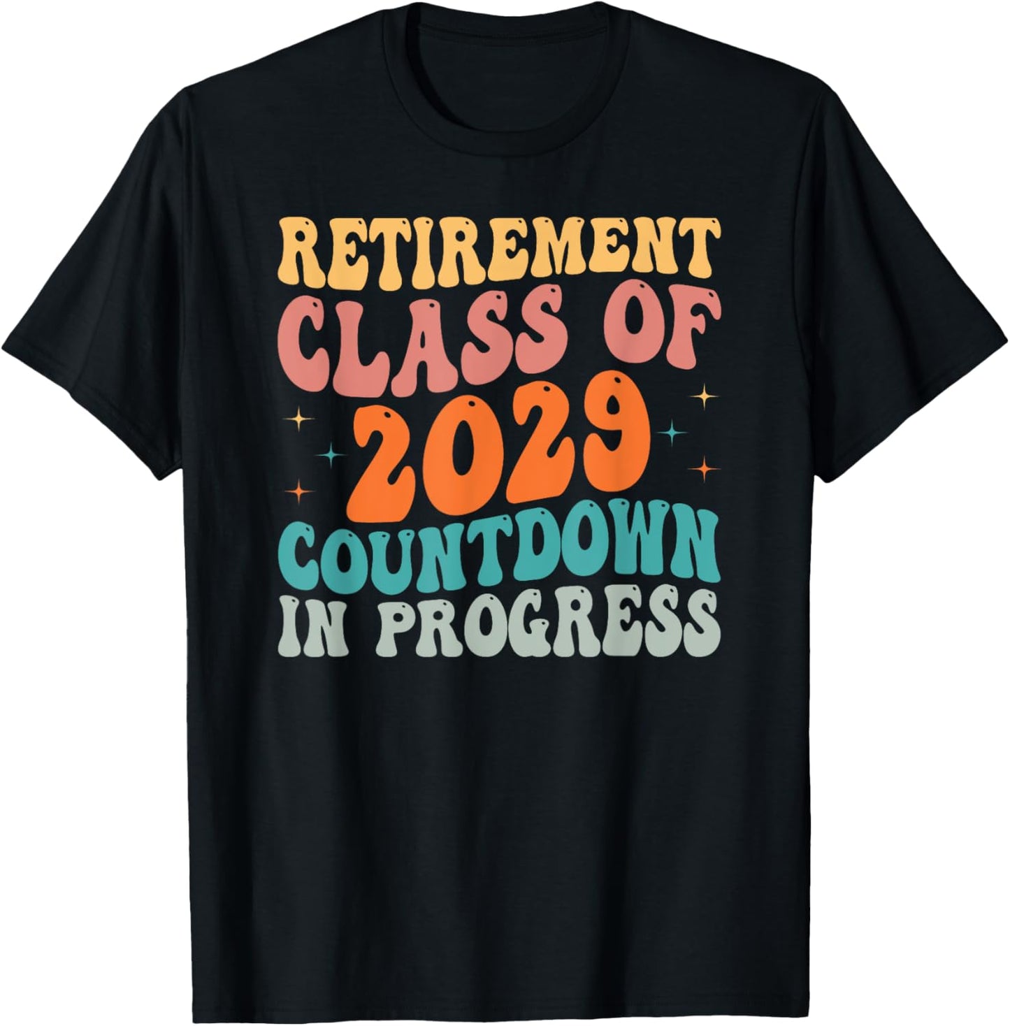 Retirement Class of 2029 Teacher Retirement Loading Gift T-Shirt - T-Shirt | Black