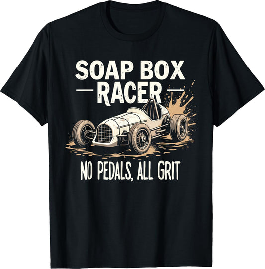 DIY Racer Homemade Car Speed Lover Downhill Racing Racing T-Shirt - T-Shirt | Black
