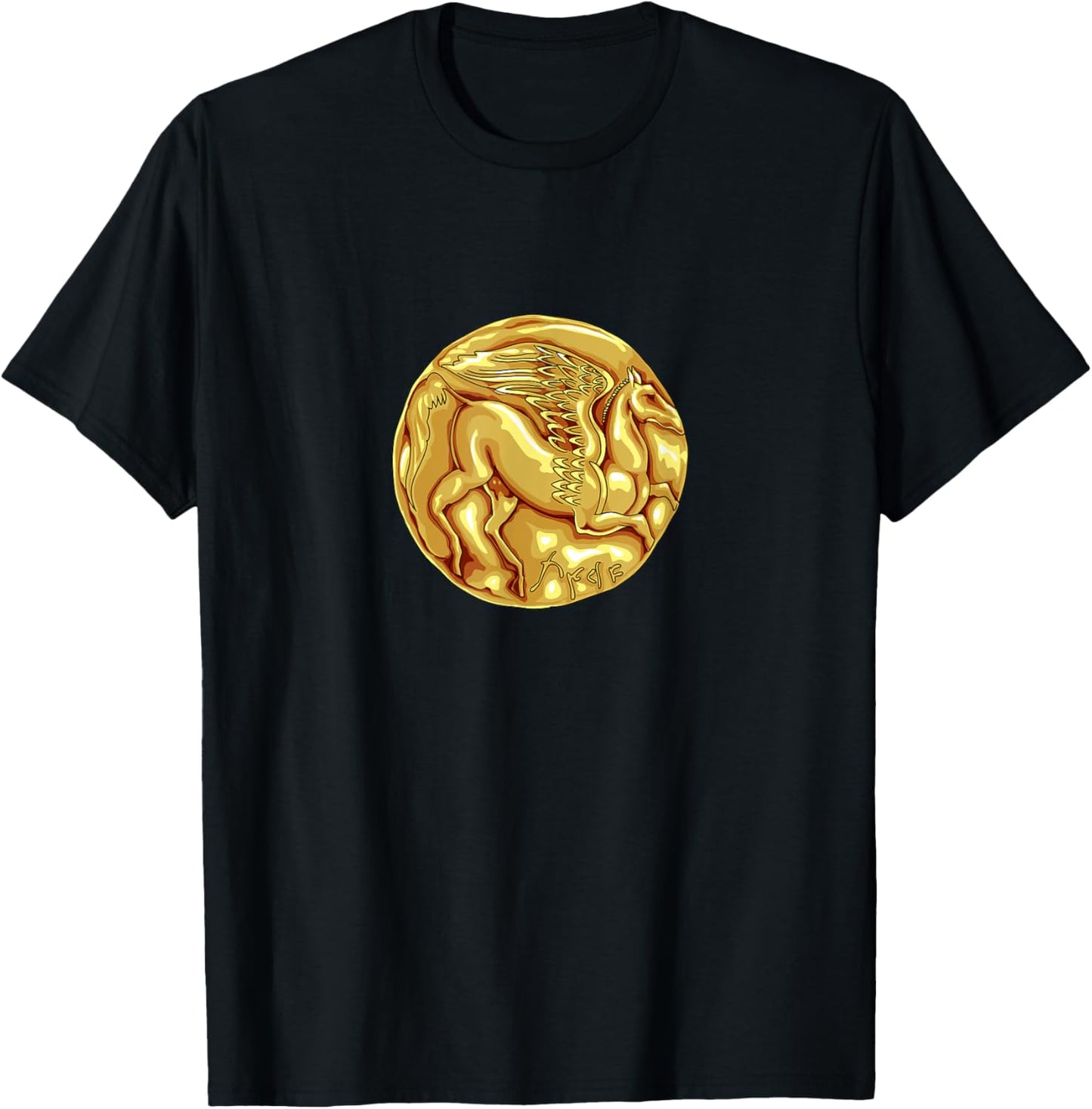 Shekel - Carthaginian coin - Punic coin T-Shirt - T-Shirt | Black