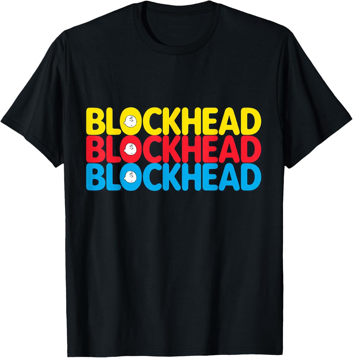 Peanuts Have Blockhead T-Shirt - T-Shirt | Black