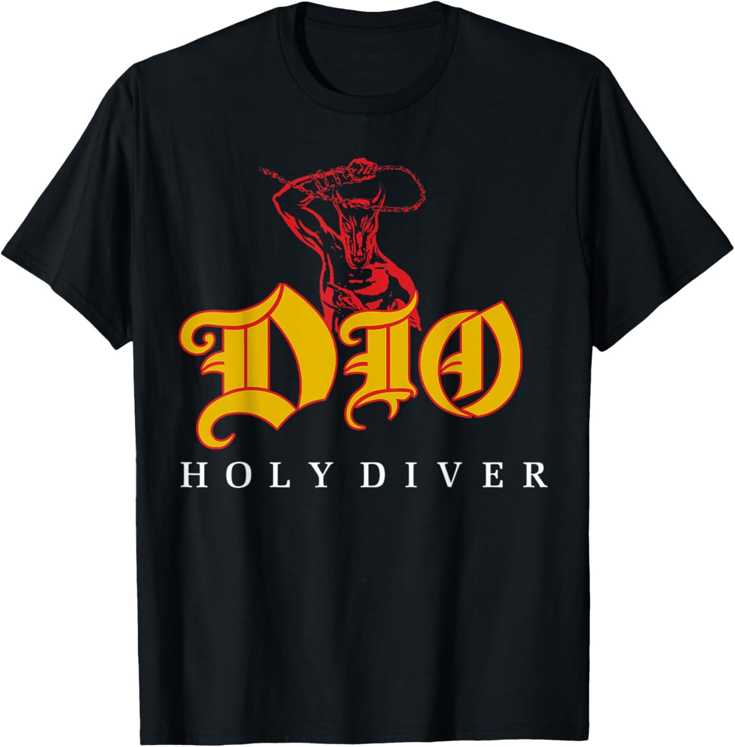 Dio – Holy Diver on Black T-Shirt - T-Shirt | Black