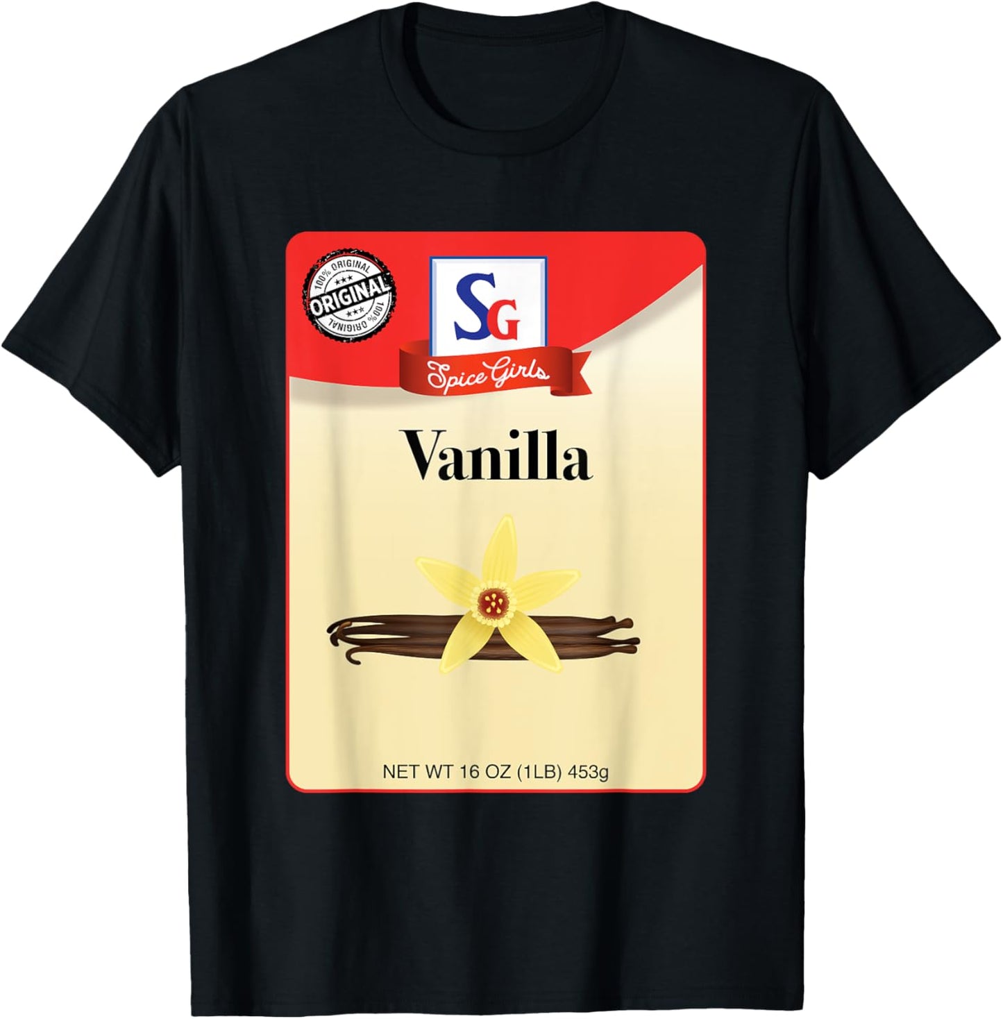 Spice Halloween Costume - Vanilla - Group, Girls, Women T-Shirt - T-Shirt | Black