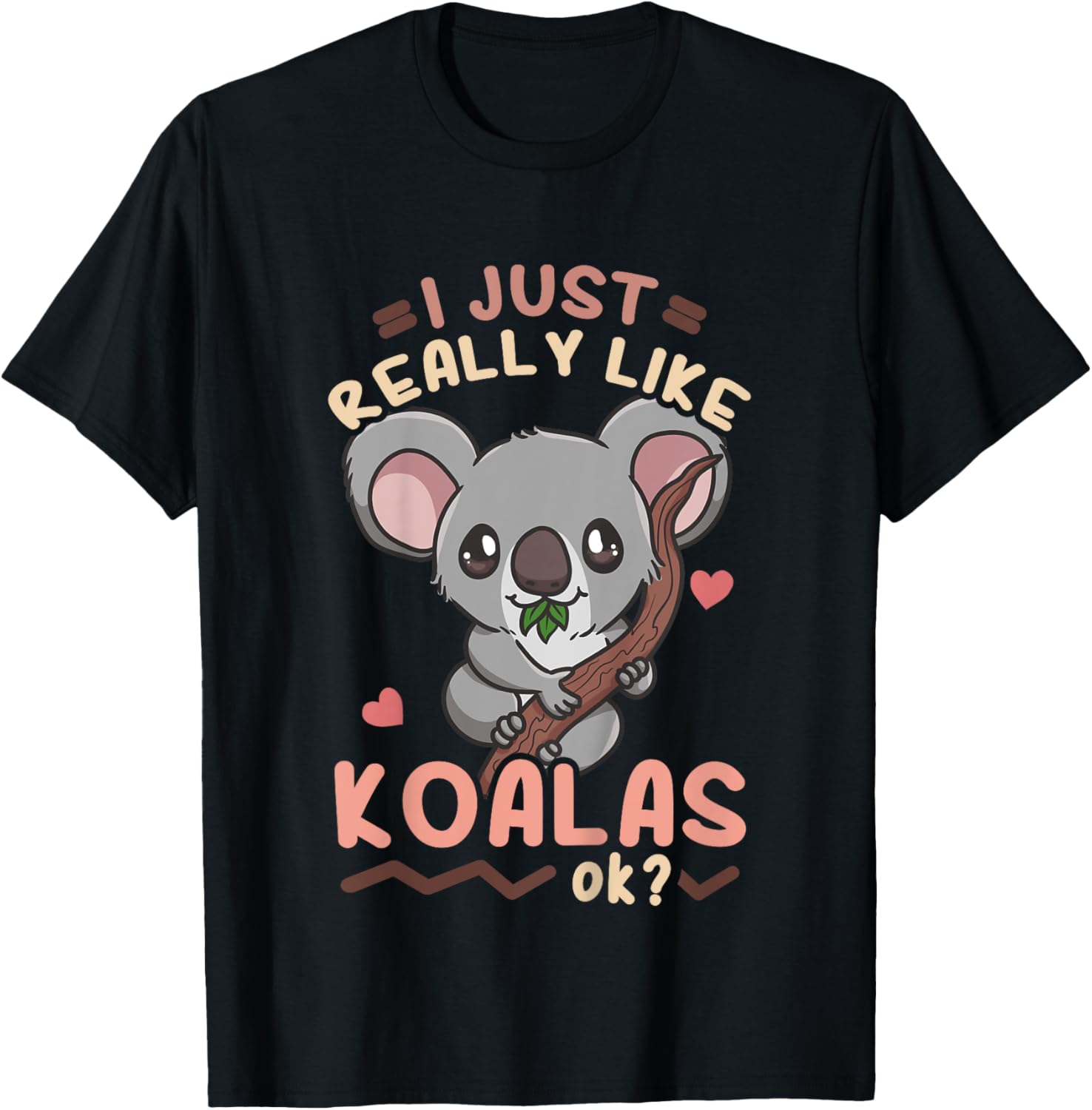 Kids Koalas Koala Bear Australian T-Shirt - T-Shirt | Black