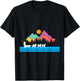 Alaska Sled Dogs Mushing Sled Dog Team T-Shirt - T-Shirt | Black