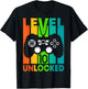 Birthday Gamer Boy or Gamer Girl - Level 10 Unlocked T-Shirt - T-Shirt | Black