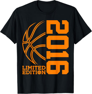 9th BIRTHDAY BASKETBALL LIMITED EDITION 2016 T-Shirt - T-Shirt | Black