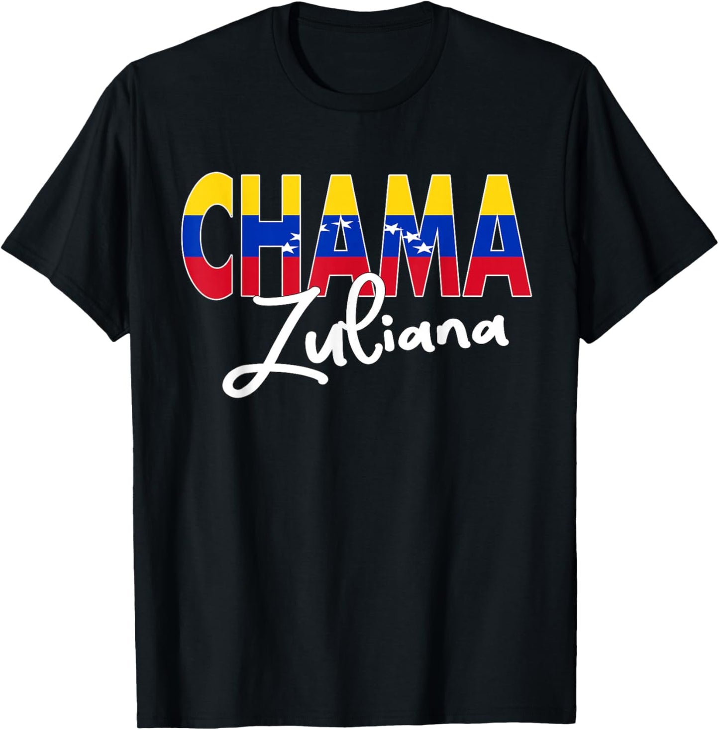 Artistic Design Zulia Chama Zuliana Flannel Venezuela T-Shirt - T-Shirt | Black