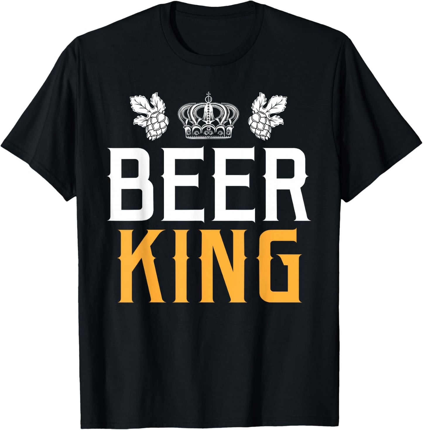 Beer master alcohol king Gift gluten free beer T-Shirt - T-Shirt | Black