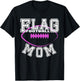 Football Flag Mum for Players Mothers T-Shirt - T-Shirt | Black