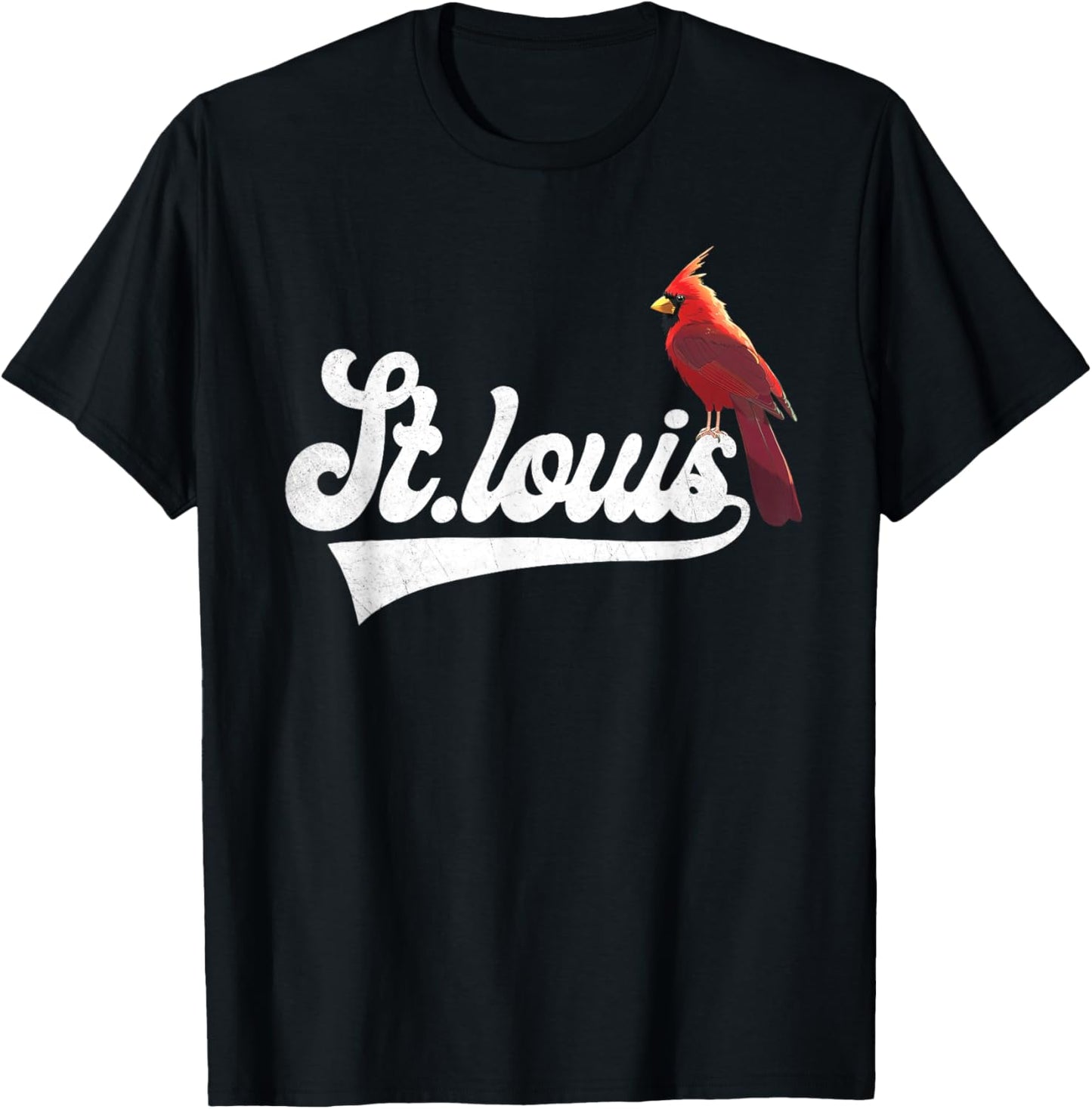 Vintage St.Louis Perchwing Graphic Throwback Styles T-Shirt - T-Shirt | Black