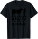 Show Cattle Life Show Cow Mom, Show Beef Mom - Grey, Women's, Small, Short Sleeve, Classic Fit, Cotton 50% Polyester 50% T-Shirt - T-Shirt | Black