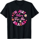 I'm Just Here For The Snacks Funny Saying Girls Kids T-Shirt - T-Shirt | Black