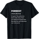 Forrest Name T-Shirt - T-Shirt | Black