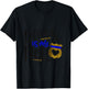 Daddy Is My Hero Thin Blue Line Police Badge T-Shirt - T-Shirt | Black