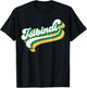 Isibindi - Colorful Groovy Retro Style School Spirit Wear T-Shirt - T-Shirt | Black