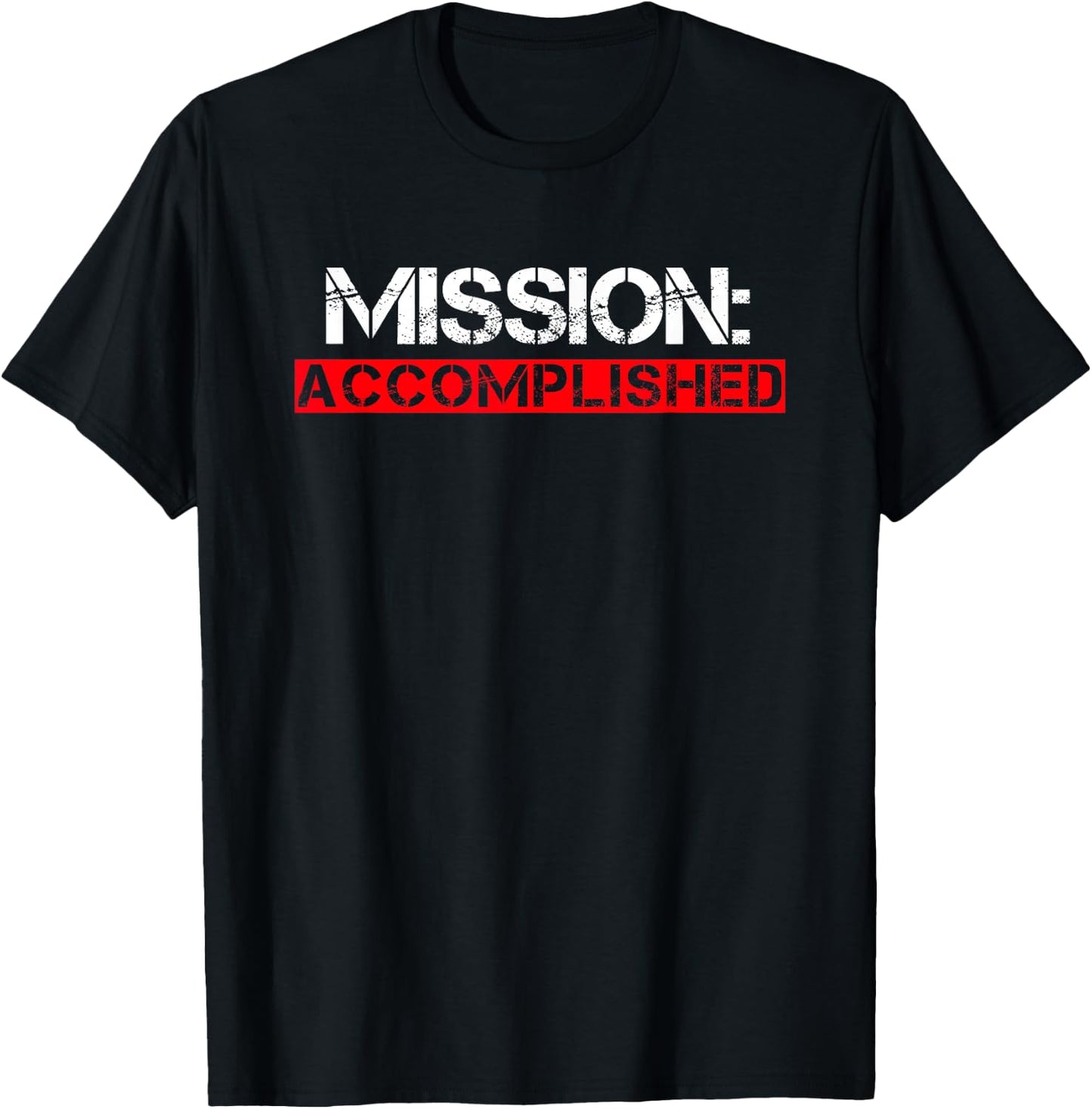 Mission Accomplished for Returned Missionaries T-Shirt - T-Shirt | Black
