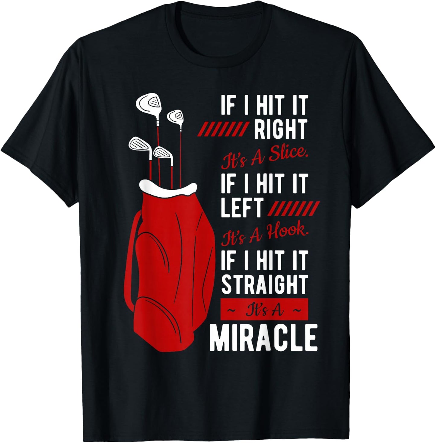 Golf Putter Par Golfer Birdie Golfing Bogey Eagle Gift T-Shirt - T-Shirt | Black
