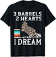 Horse Barrel Racing Western Serape Leopard Cow Rodeo Cowgirl T-Shirt - T-Shirt | Black