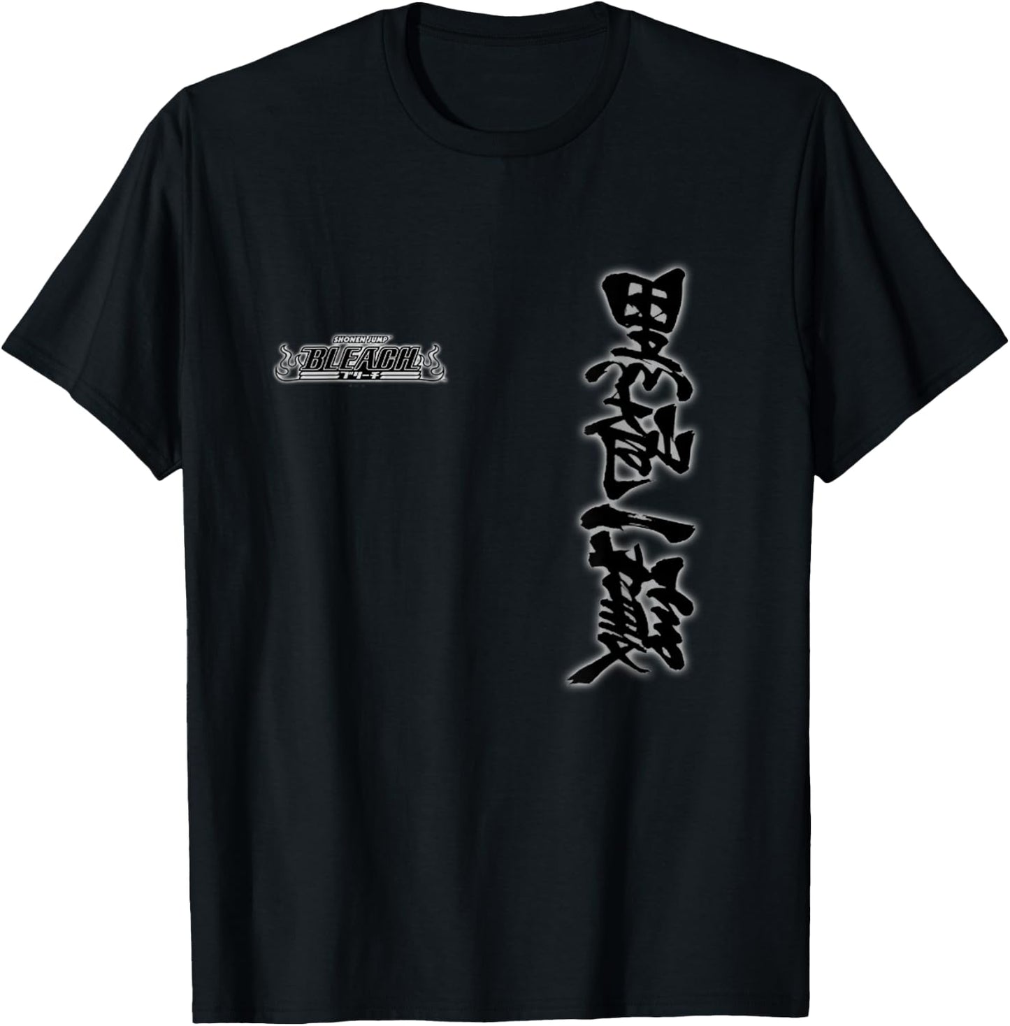 Bleach Ichicho Reverse with Glow Front and Back Anime T-Shirt - T-Shirt | Black