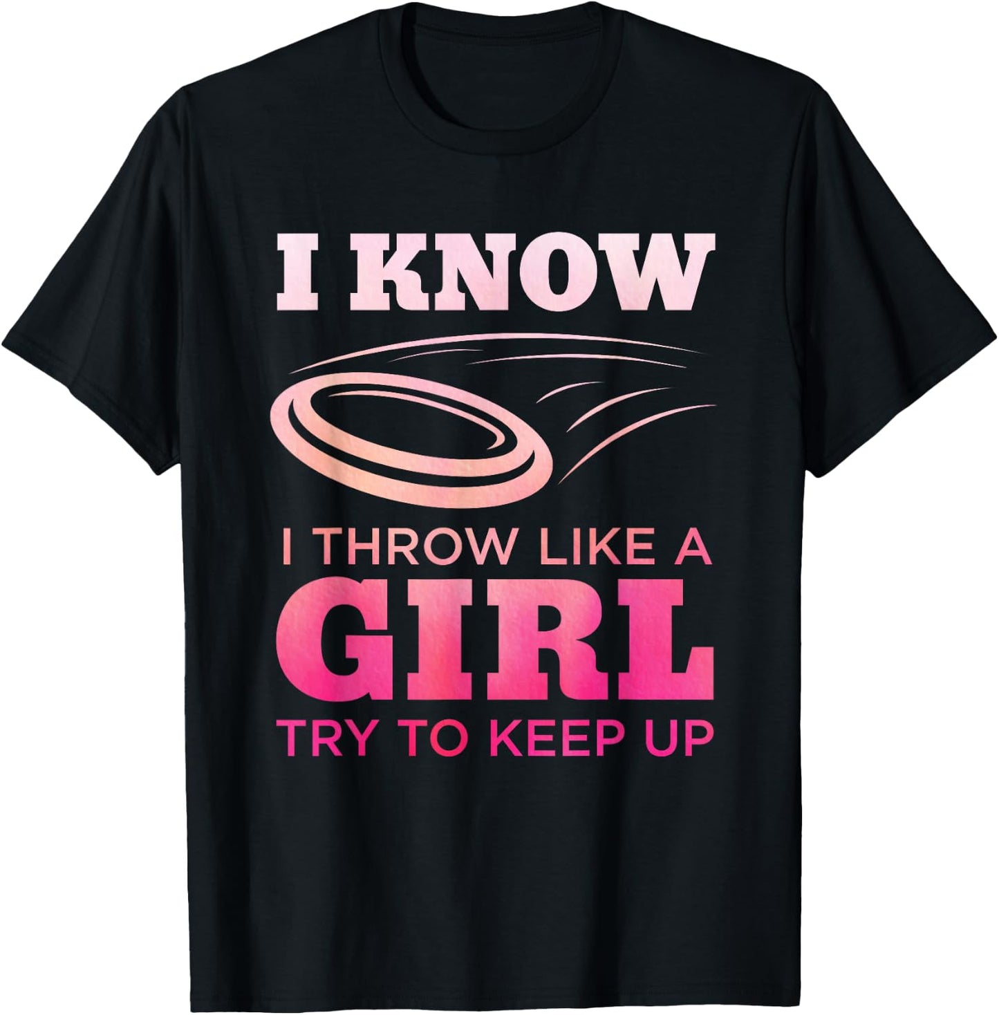 Disc Golf Girl Funny Disc Golfing Lover Player Gift T-Shirt - T-Shirt | Black