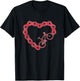 Mountain Bike Cyclist Valentines Day Gifts Bicycle T-Shirt - T-Shirt | Black