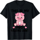 My Pig Pajama Shirt Women Pig Pjs Cute Pig Stuff Farmer Girl T-Shirt - T-Shirt | Black