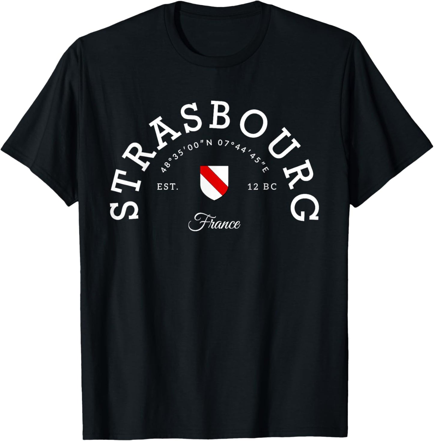 Strasbourg France Souvenir Strasbourg gift Travel To France T-Shirt - T-Shirt | Black