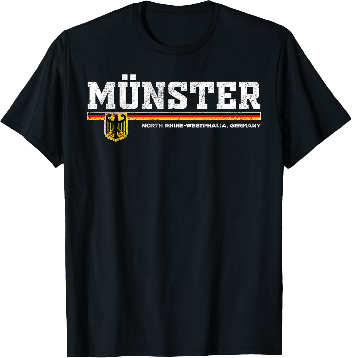 Munster Germany / Deutschland T-Shirt - T-Shirt | Black