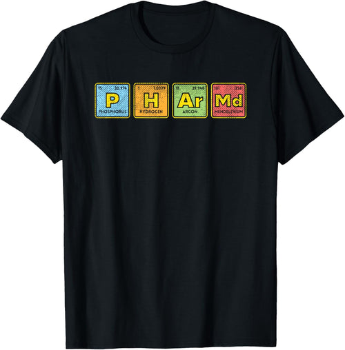 Pharm.D. Doctor Pharmacist Graduate Periodic Table Elements
