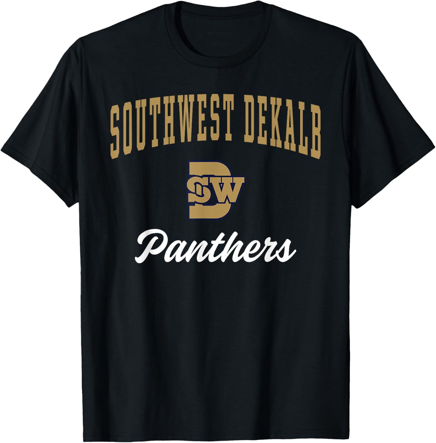 Southwest Dekalb High School Panthers T-Shirt - T-Shirt | Black