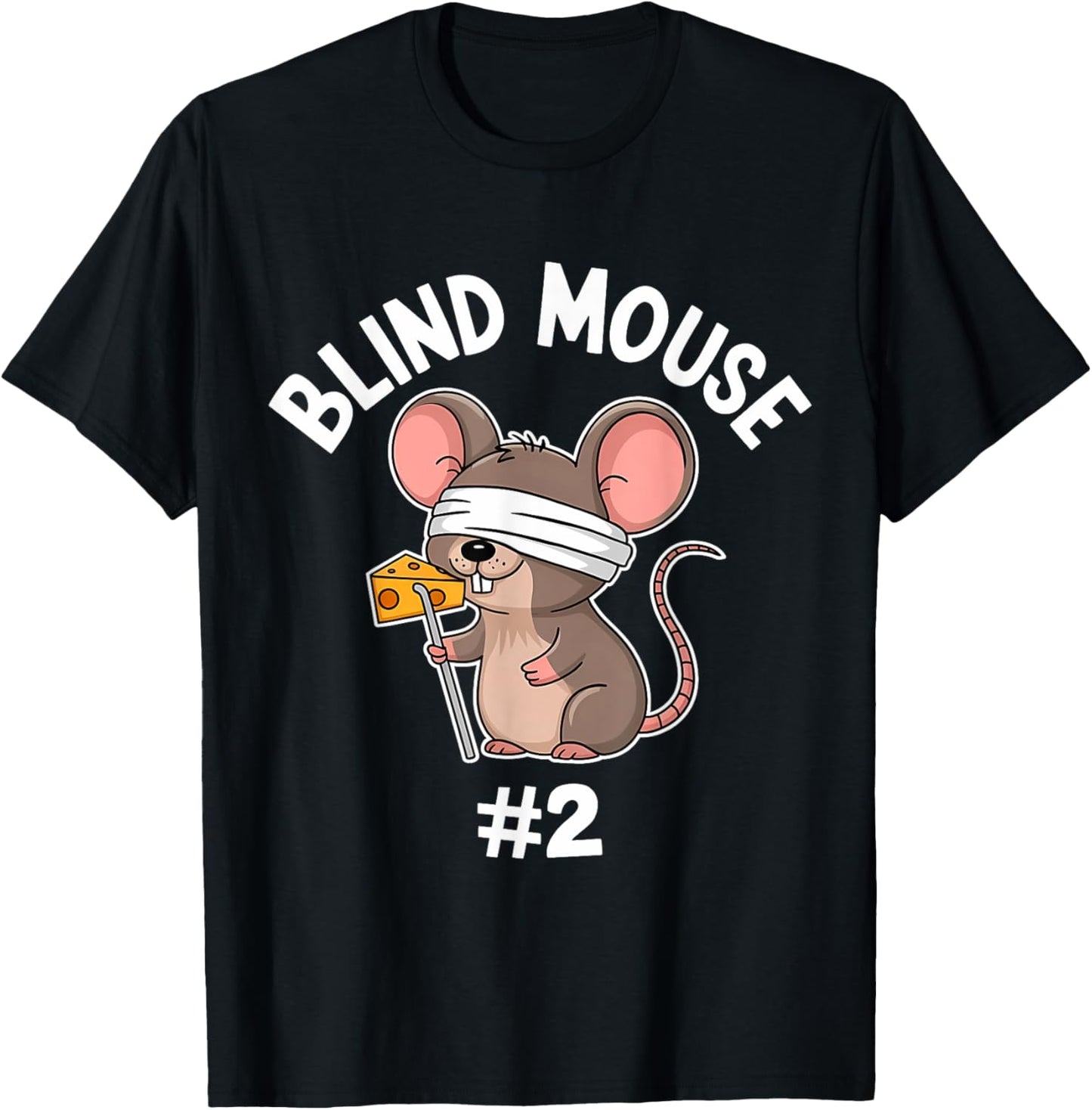 Three Blind Mice Costume Mouse #2 Matching Group T-Shirt - T-Shirt | Black