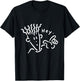 Fido Dido Face Hey Point T-Shirt - T-Shirt | Black
