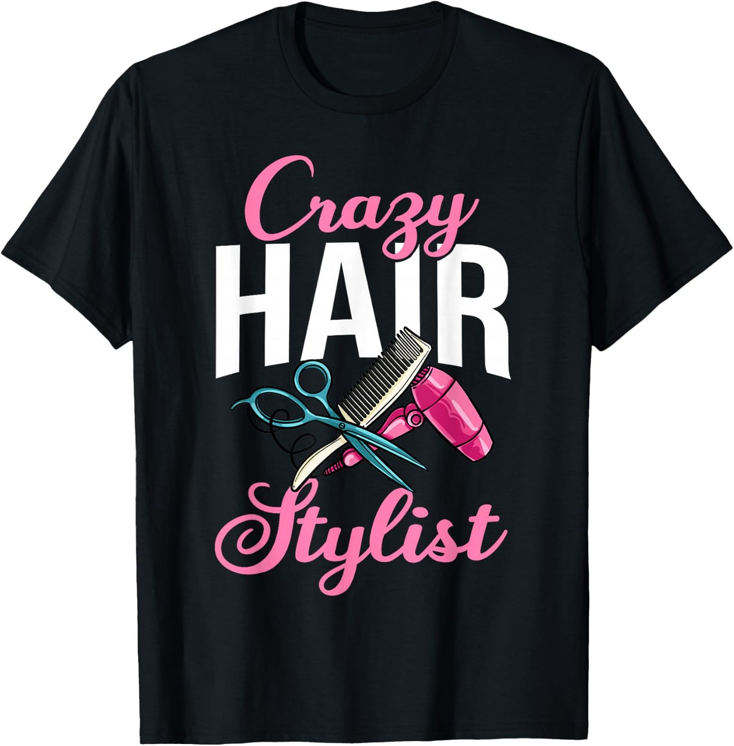 Hairstylist Hairdressing Hairdresser Hair Stylist T-Shirt - T-Shirt | Black