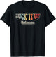 Retro Vintage Suck It Up Buttercup Sarcastic Funny Adult T-Shirt - T-Shirt | Black