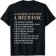 10 Reasons to Be with a Mechanic Funny mechanic t shirt T-Shirt - T-Shirt | Black
