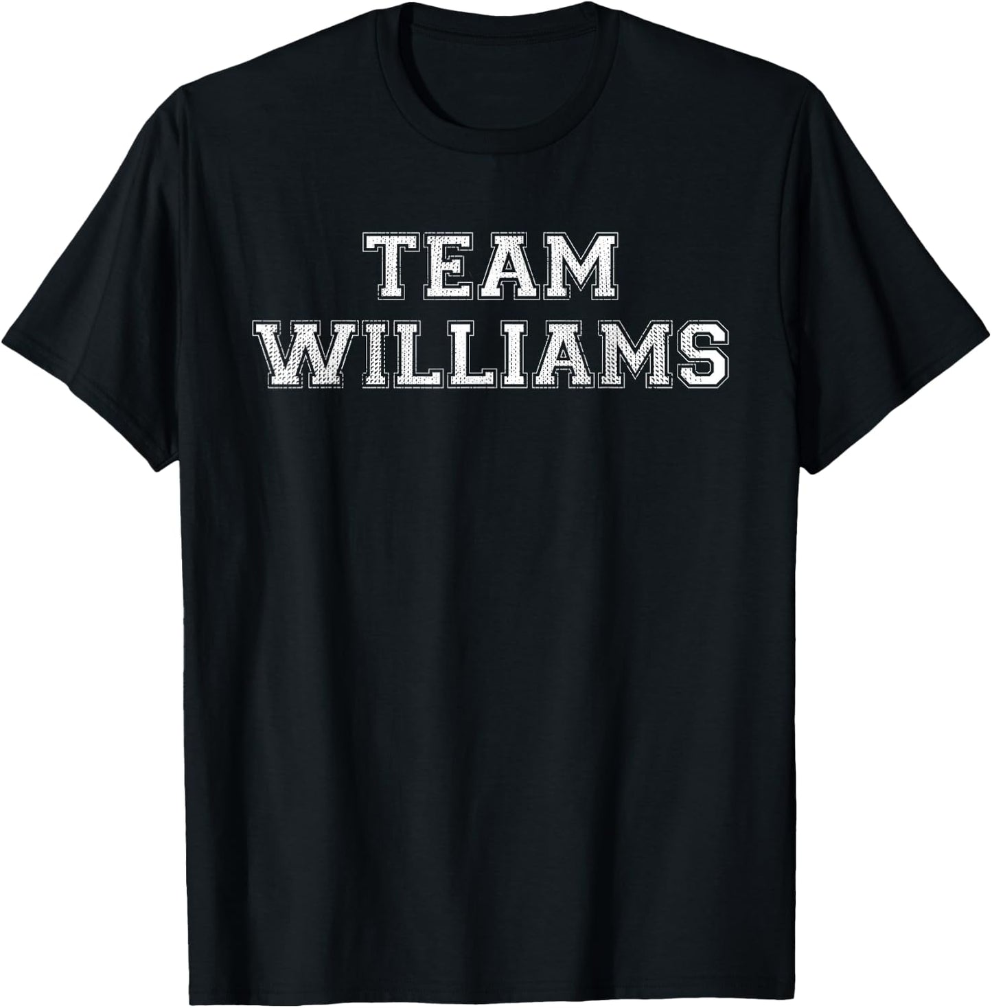 Funny Family Sports Team Williams Last Name Williams T-Shirt - T-Shirt | Black