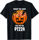 Pizza Pumpkin Jackolantern Costume Easy Halloween Gifts T-Shirt - T-Shirt | Black