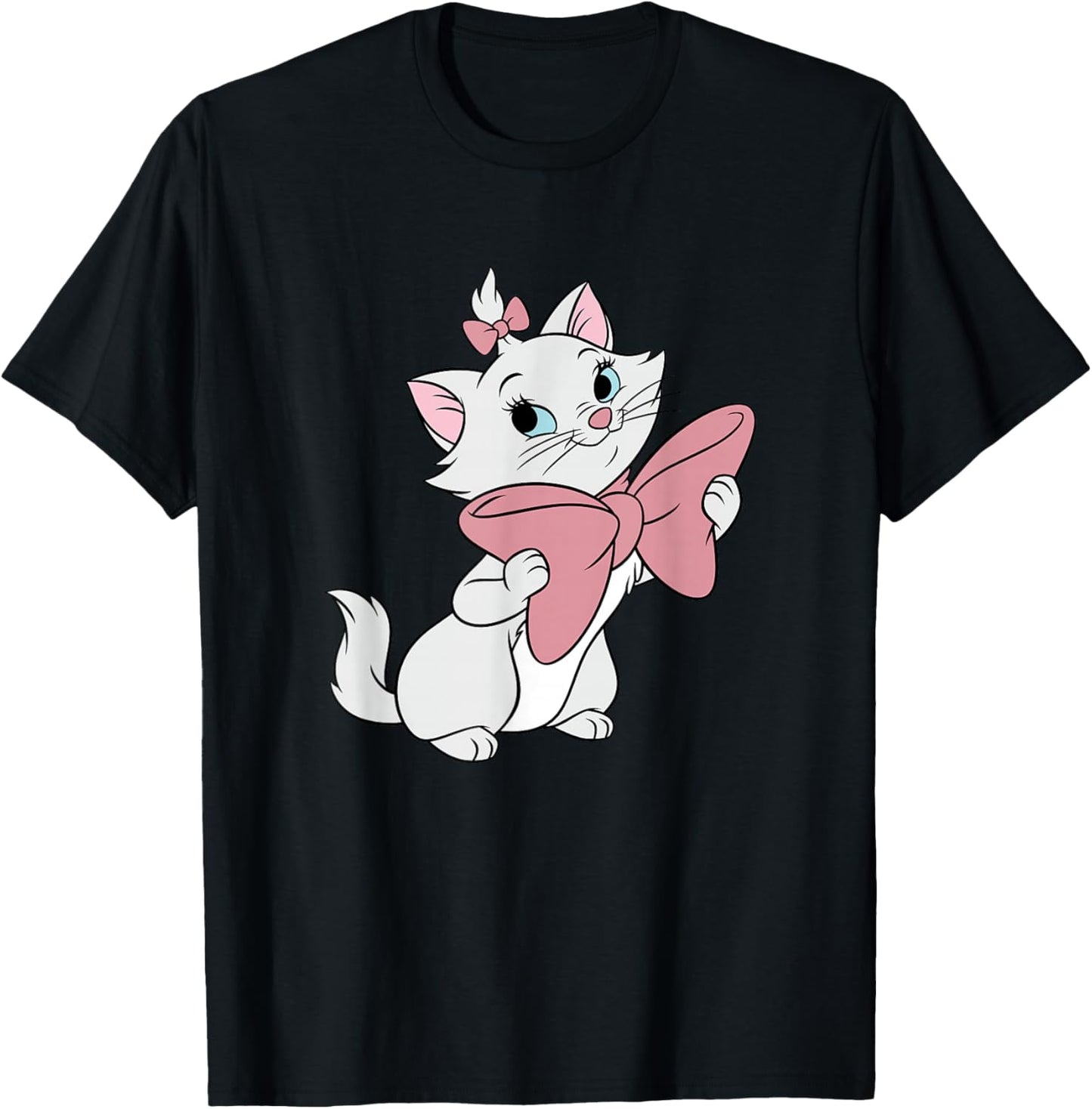 Disney The Aristocats Cute Smiling Marie Big Chest Portrait T-Shirt - T-Shirt | Black