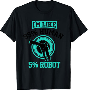 Funny Titanium Knee Replacement Bionic Surgery Get Well Gift T-Shirt - T-Shirt | Black