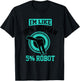 Funny Titanium Knee Replacement Bionic Surgery Get Well Gift T-Shirt - T-Shirt | Black