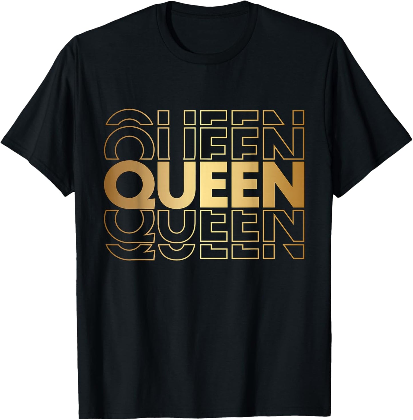 Queen Queen Queen T-Shirt - T-Shirt | Black