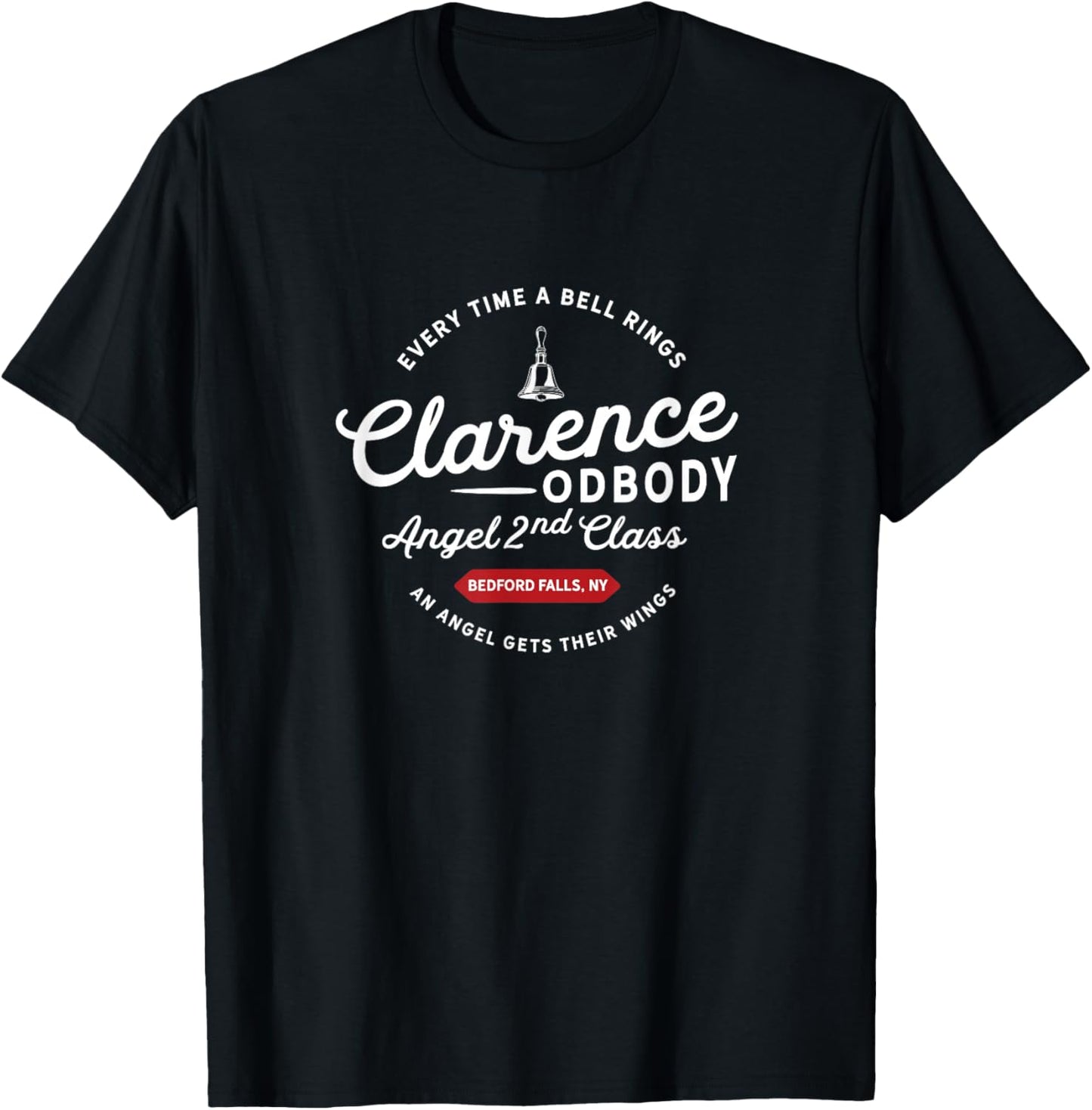 Clarence Odbody, Angel Second Class. Classic T-Shirt - T-Shirt | Black