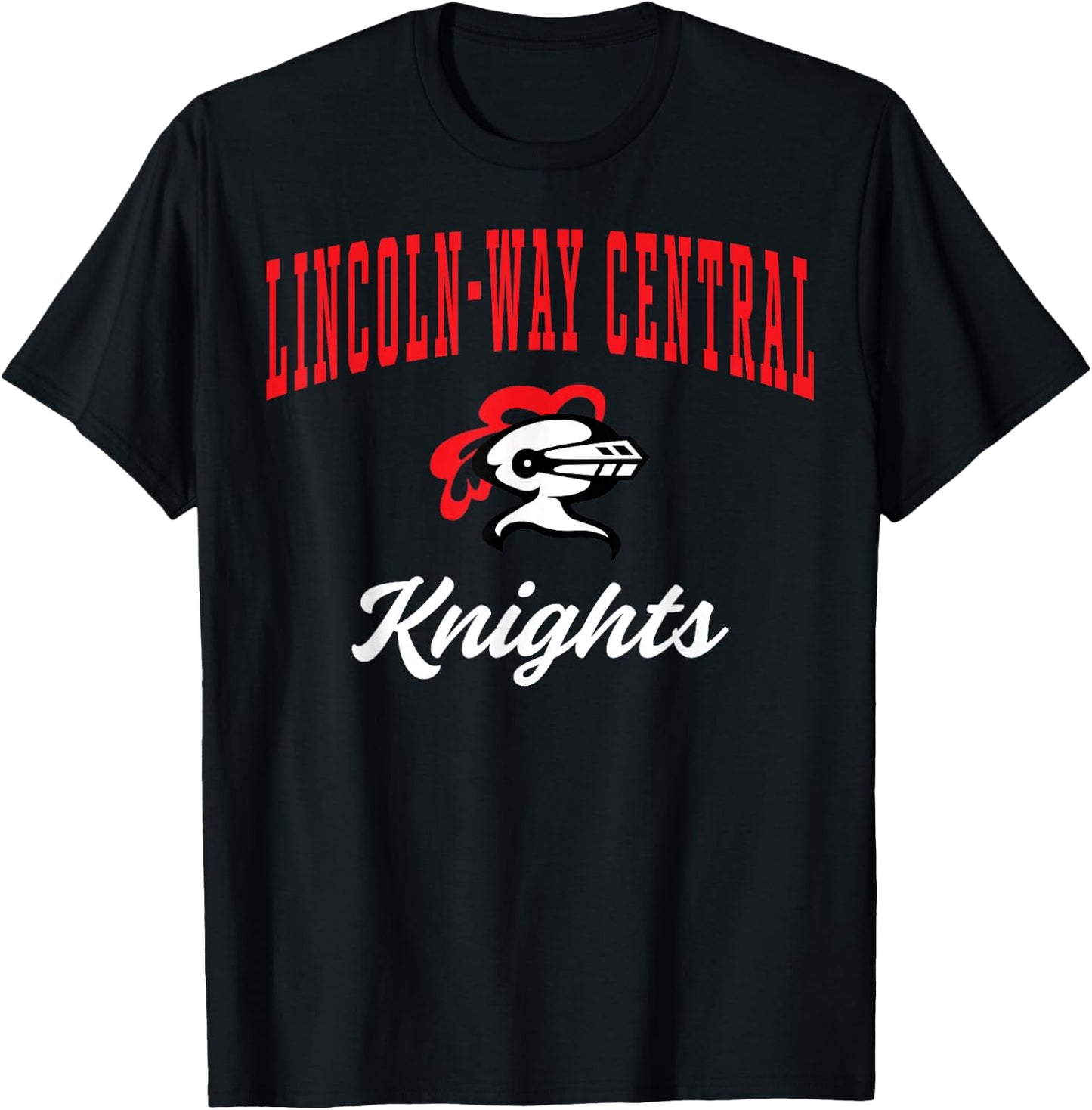 Lincoln-Way Central High School Knights C7 T-Shirt - T-Shirt | Black